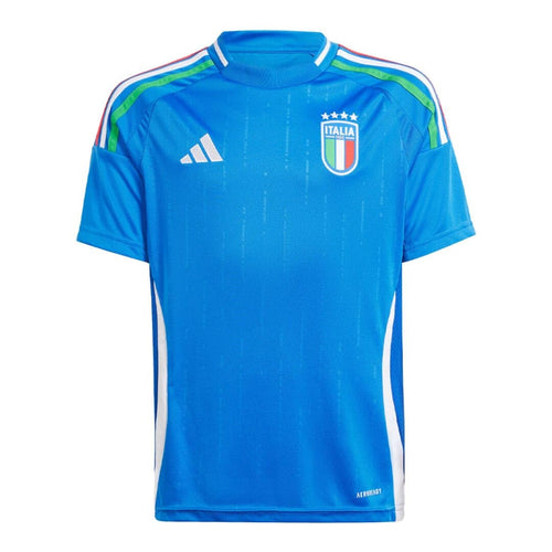 adidas Boys Italy 2024 Home Shirt Blue