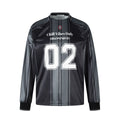 Men's Loose Color Block Printed Jersey Long Sleeve T-Shirt